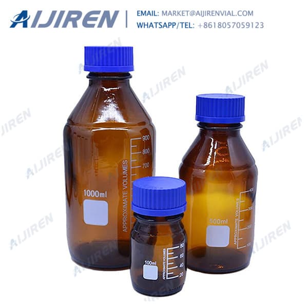 Iso9001 amber reagent bottle 1000ml Schott